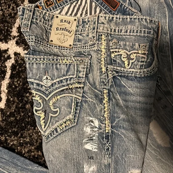 Men’s rock revival jeans